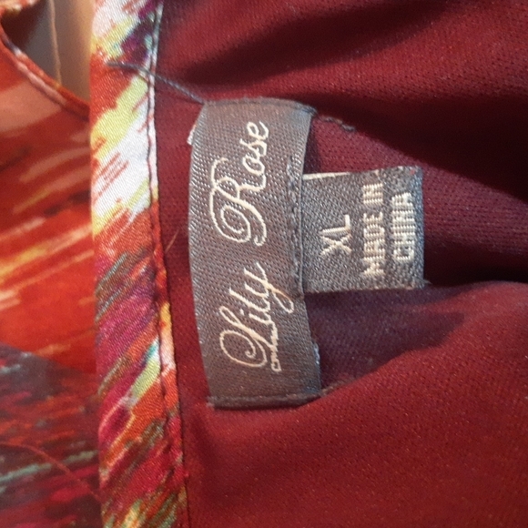 Lily Rose Rust/Mint Dress 297 - Picture 8 of 8